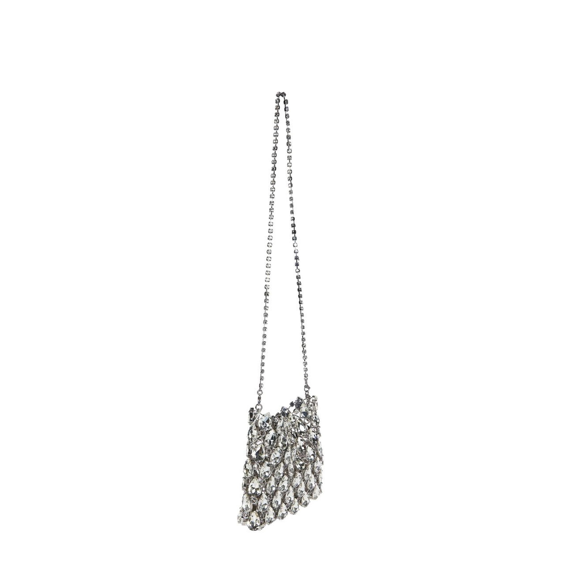 Crystal Chainmail Mini Bag - Black - Image 2
