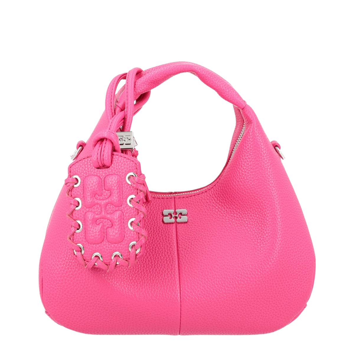 Mini Hobo PU Hobo Bag - Cabaret Pink - Image 1