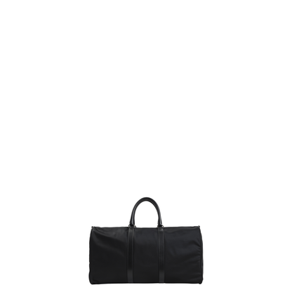 Nylon Bag Leather Black - Image 4