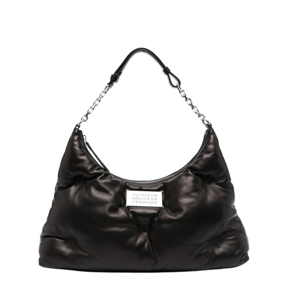 Glam Slam Medium Matelassé Hobo Bag - Black - Image 1