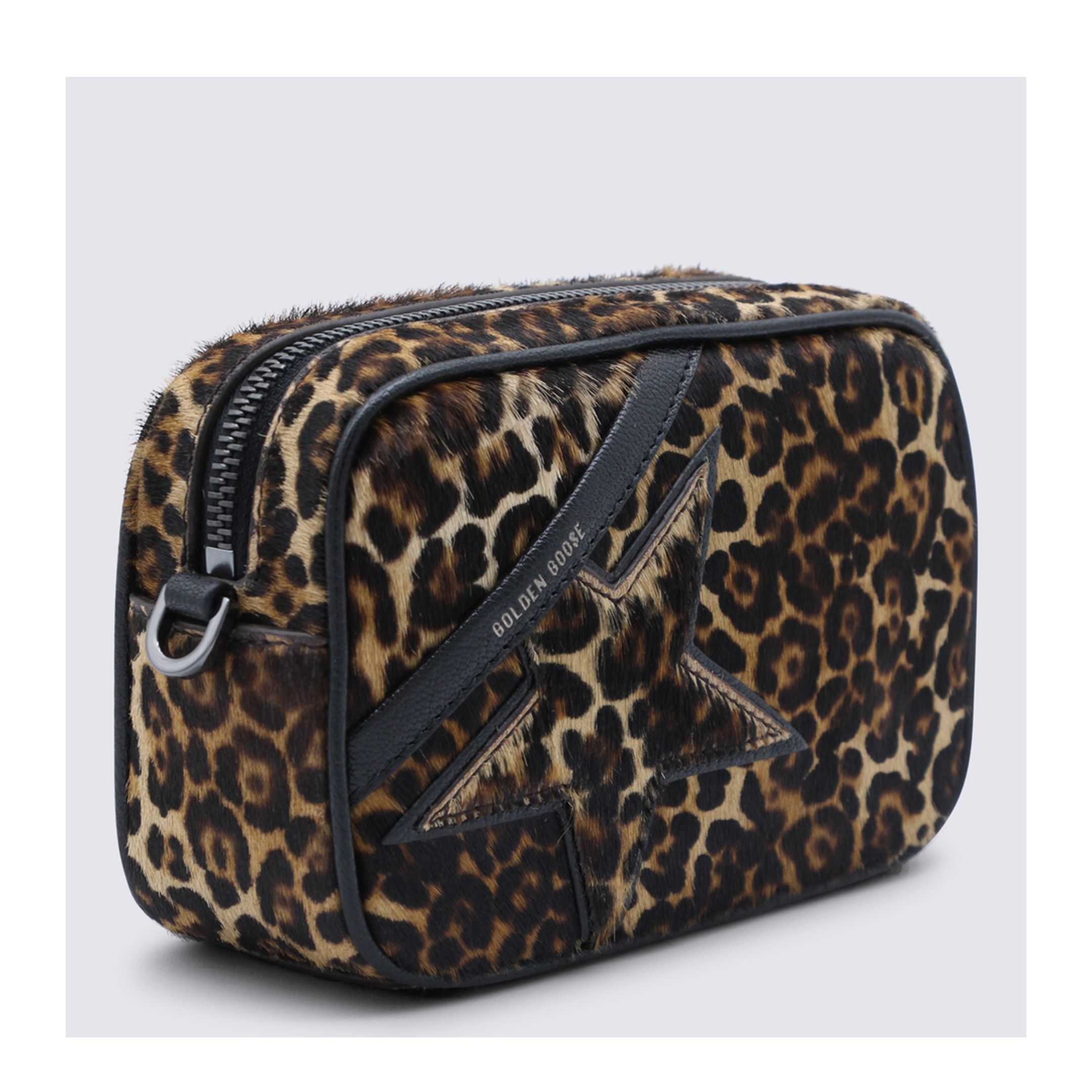 Mini Star Bag Mini Pony Skin Crossbody Bag - Beige, Brown and Black - Image 6