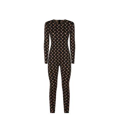 Moon Printed Catsuit - Black - Image 1