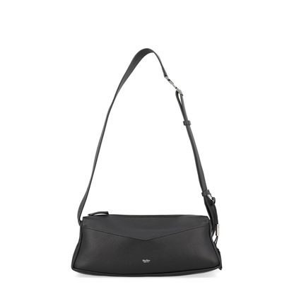 Skippers Small Calfskin Shoulder Bag - Black - Image 2