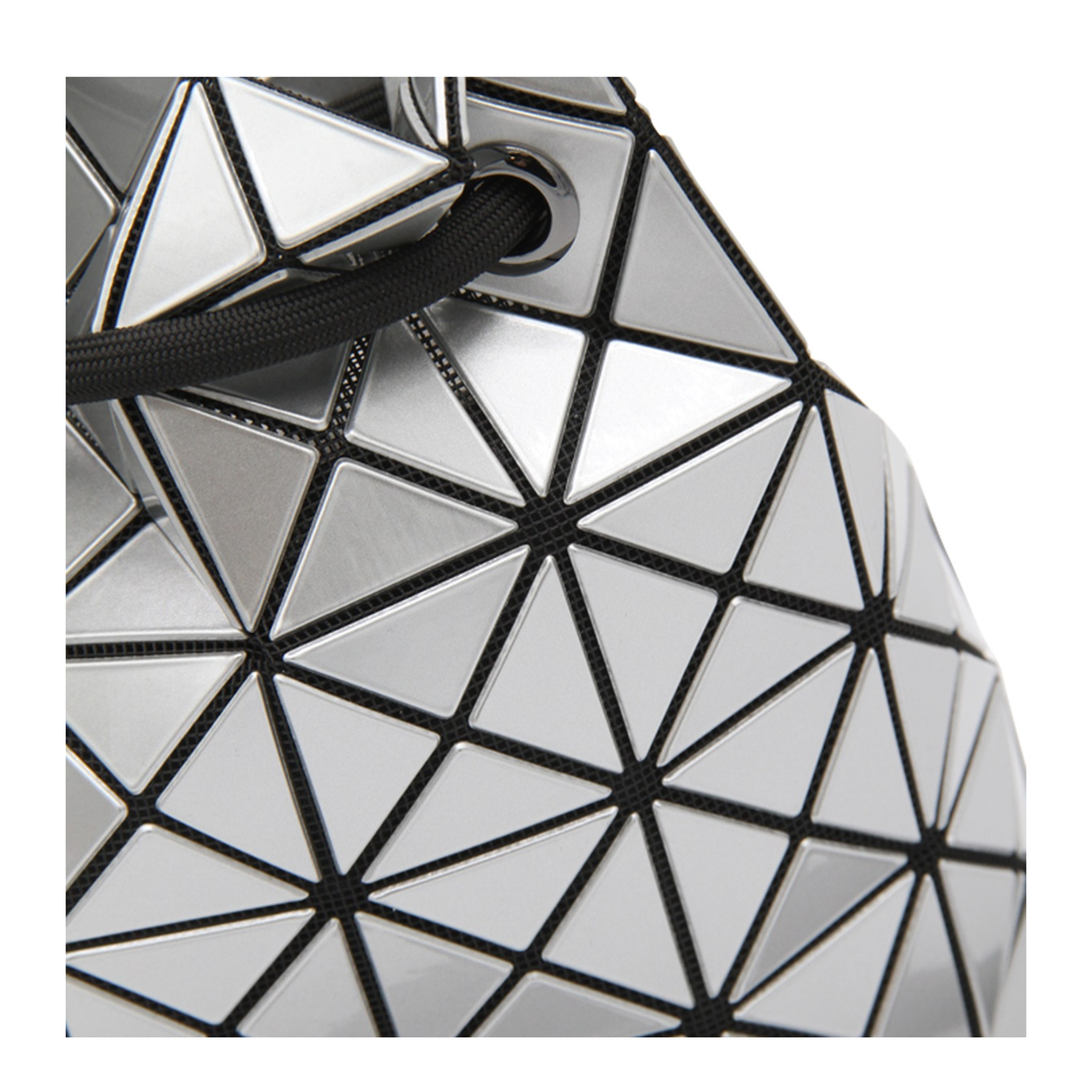 WRING PVC Bucket Bag - Silver (no.91) - Image 4