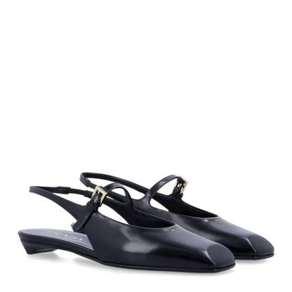 Leather Slingback Ballerinas - Image 2
