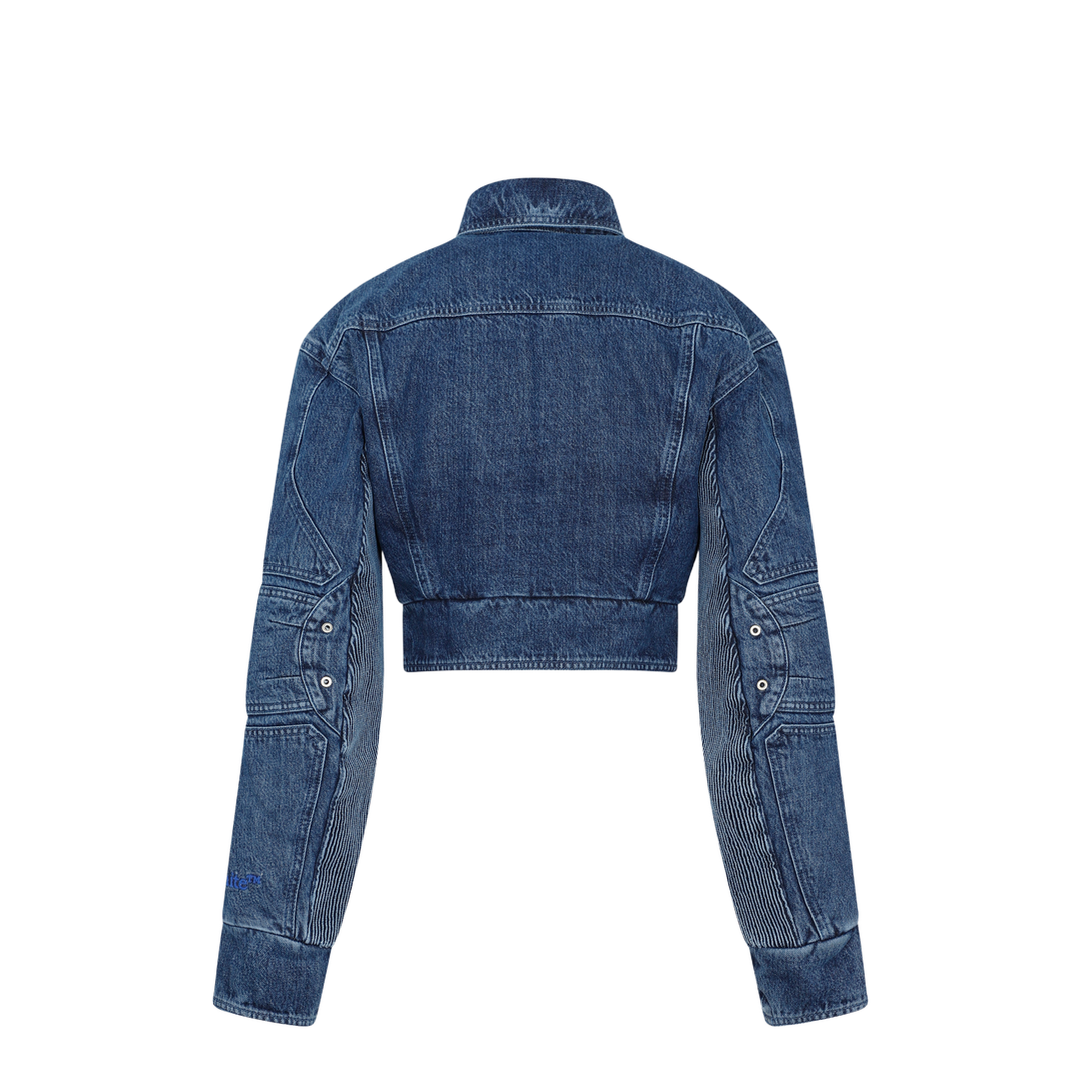 Motorcycle Hole Crop Jacket - Image 4