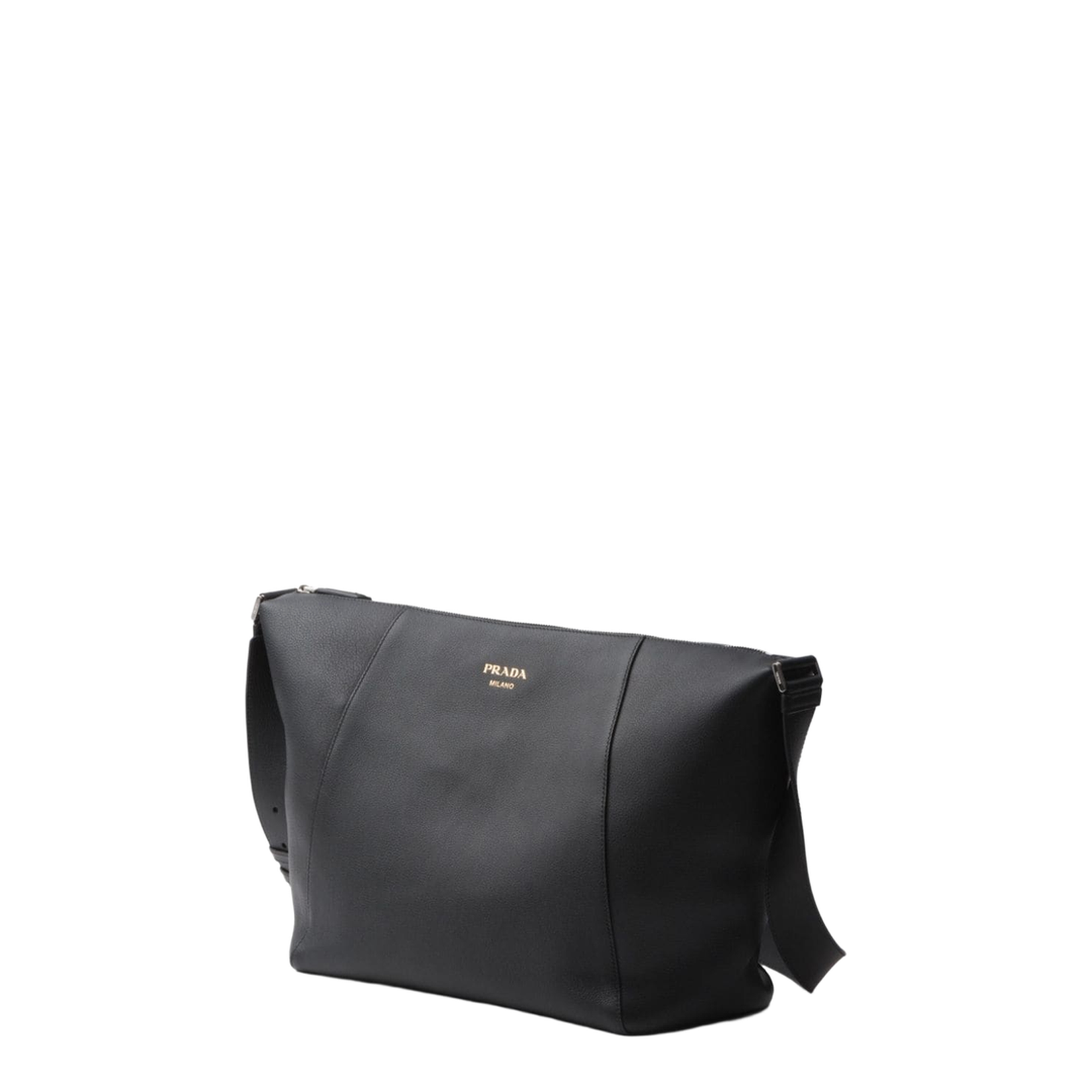 Black Leather Crossbody Bag - Image 3