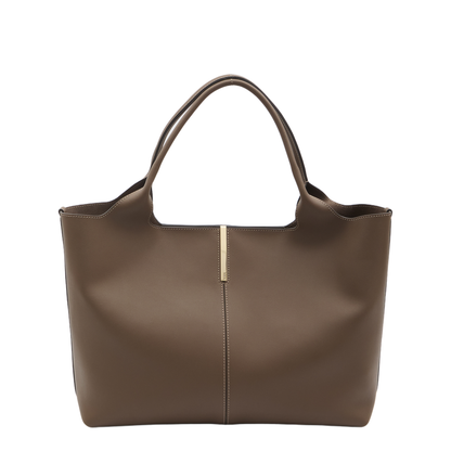 Shopping Bag in Leather Medium-Small - Image 1