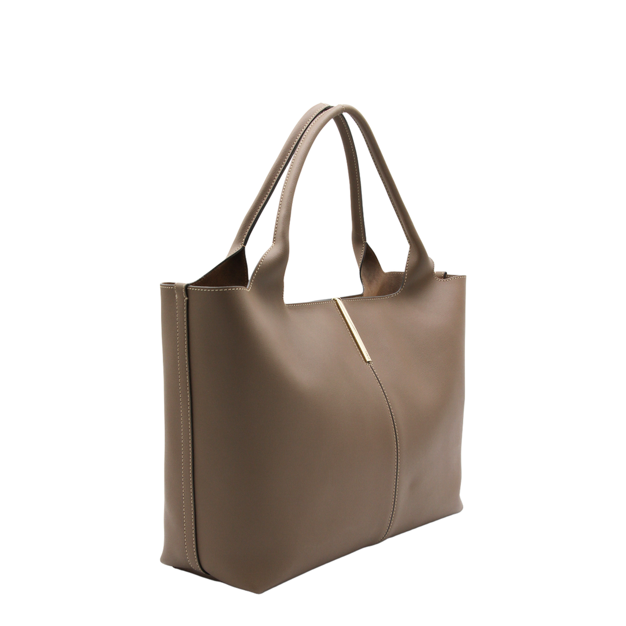 Shopping Bag in Leather Medium-Small - Image 3