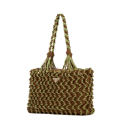 Two-tone mesh shopping bag - Image 2