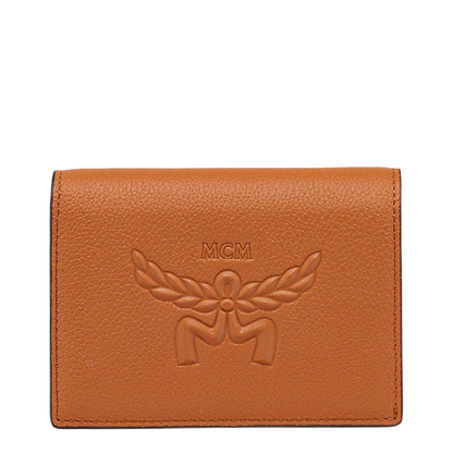 Himmel Embossed Logo Leather Snap Wallet - Image 1