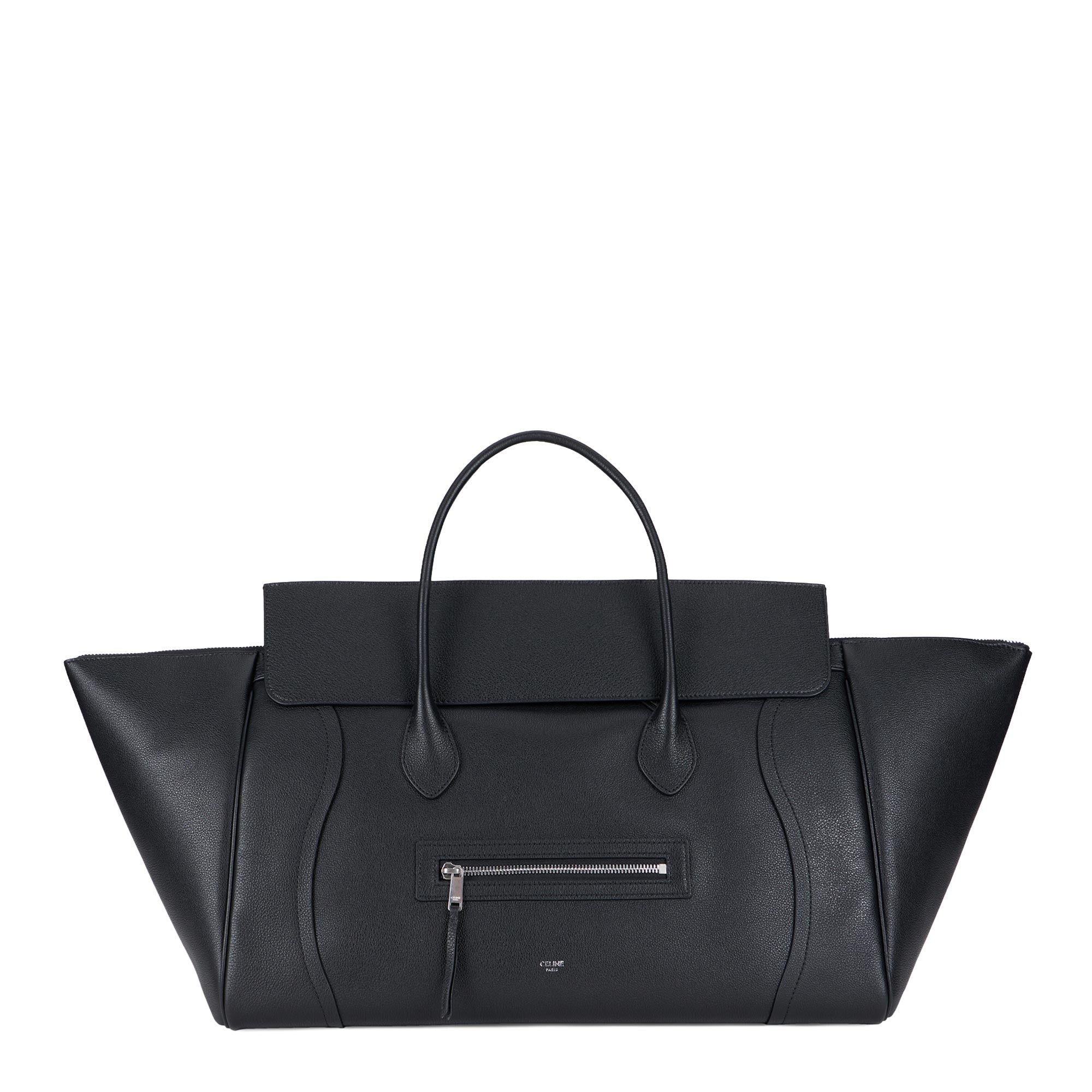 Luggage Big in Grained Calfskin - Black - Image 1