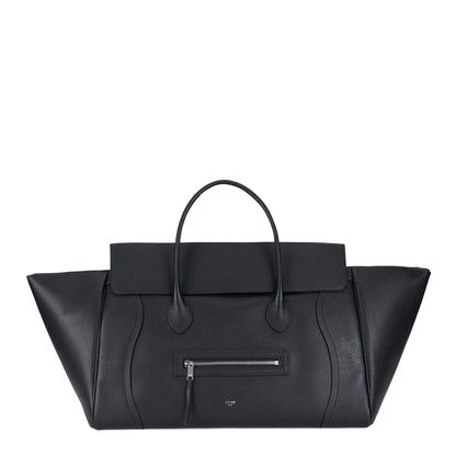 Luggage Big in Grained Calfskin - Black - Image 1