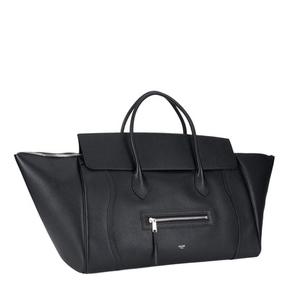 Luggage Big in Grained Calfskin - Black - Image 4