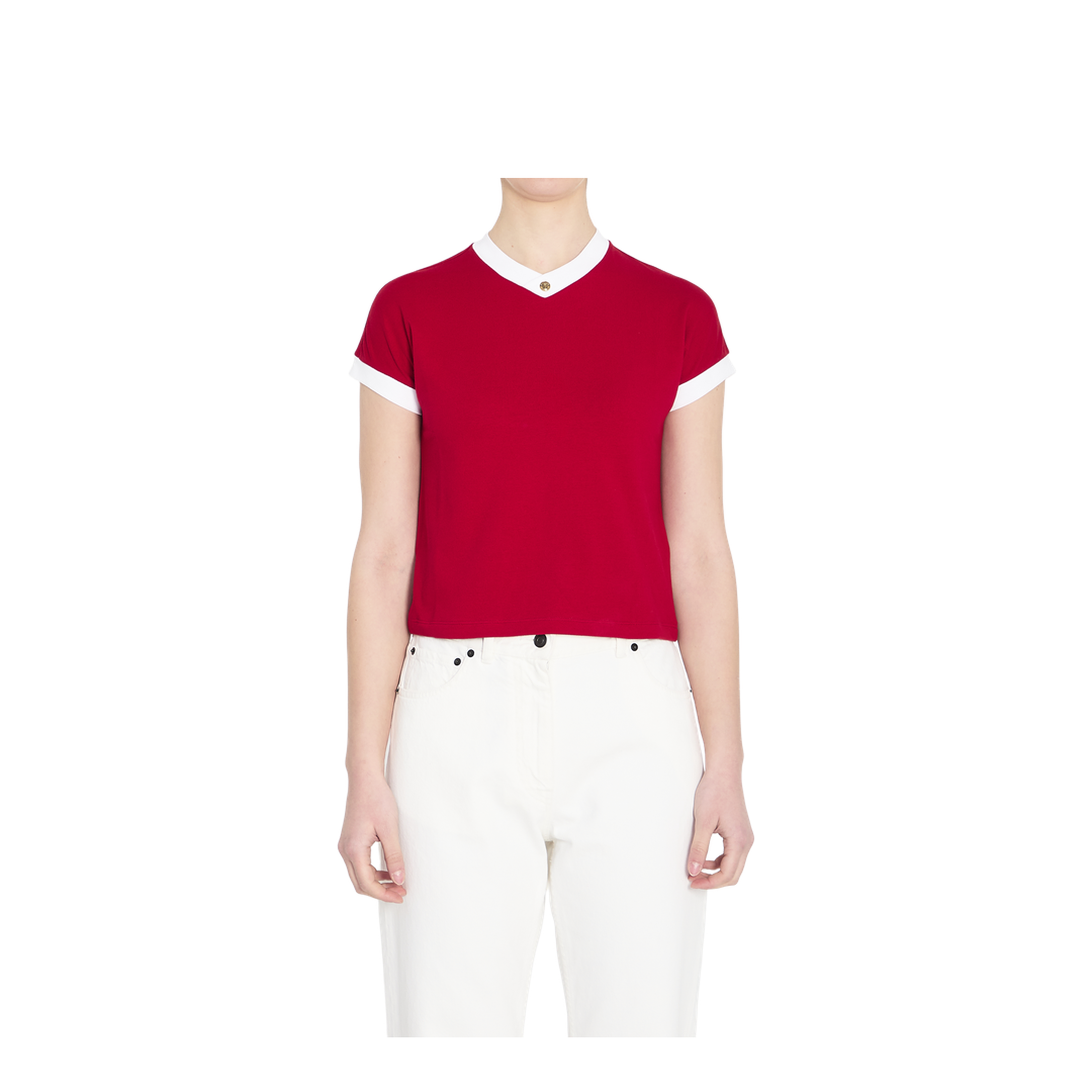Vintage Stretch Cotton T-Shirt - Image 1