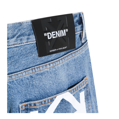 Half Arrow Slim Relax Jeans - Image 7