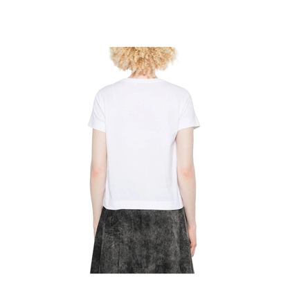 Cotton T-Shirt with Tape Print - Image 7