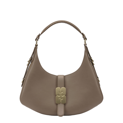 Kat Medium Leather Shoulder Bag - Chicory Coffee - Image 1