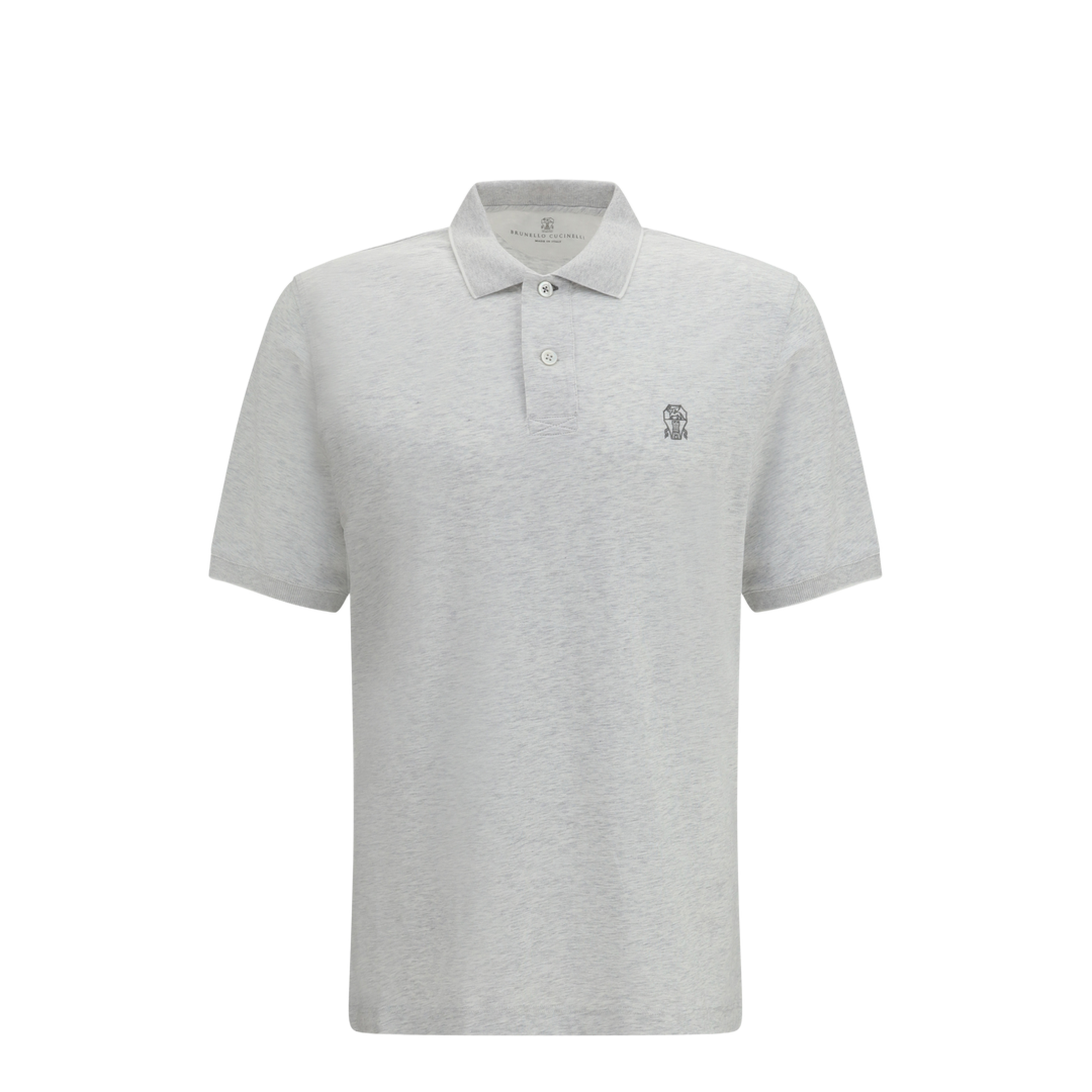 Polo in Cotton Jersey with Short Sleeves - Image 1