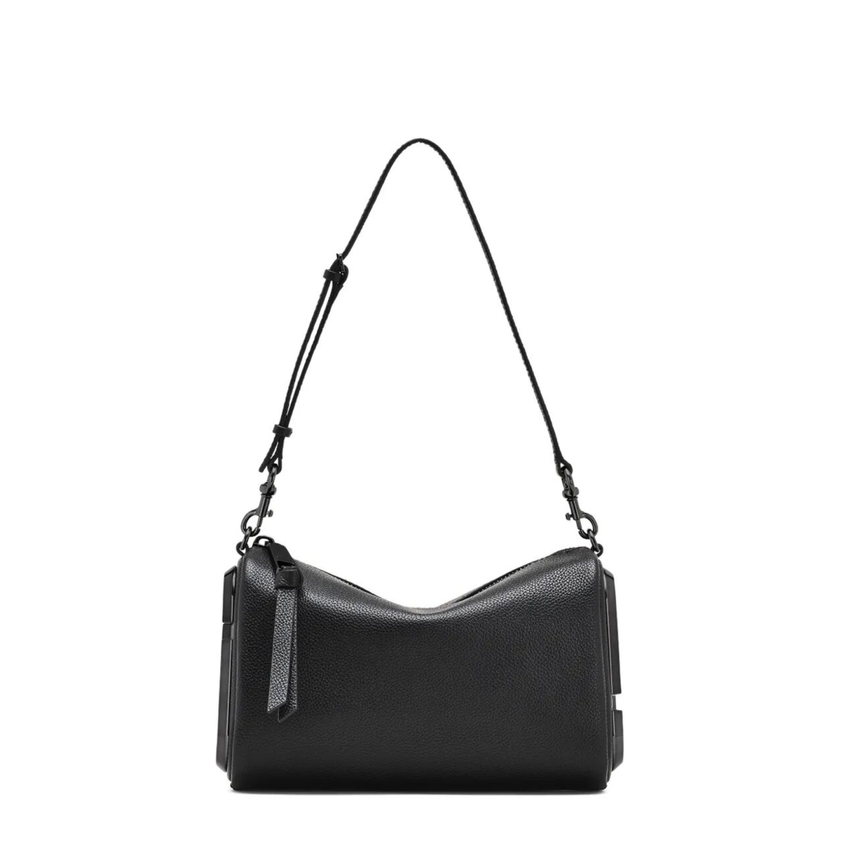 The Snapshot Calf Leather Shoulder Bag - Black - Image 2