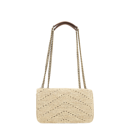 Crochet Raffia Chain Bag - Image 4