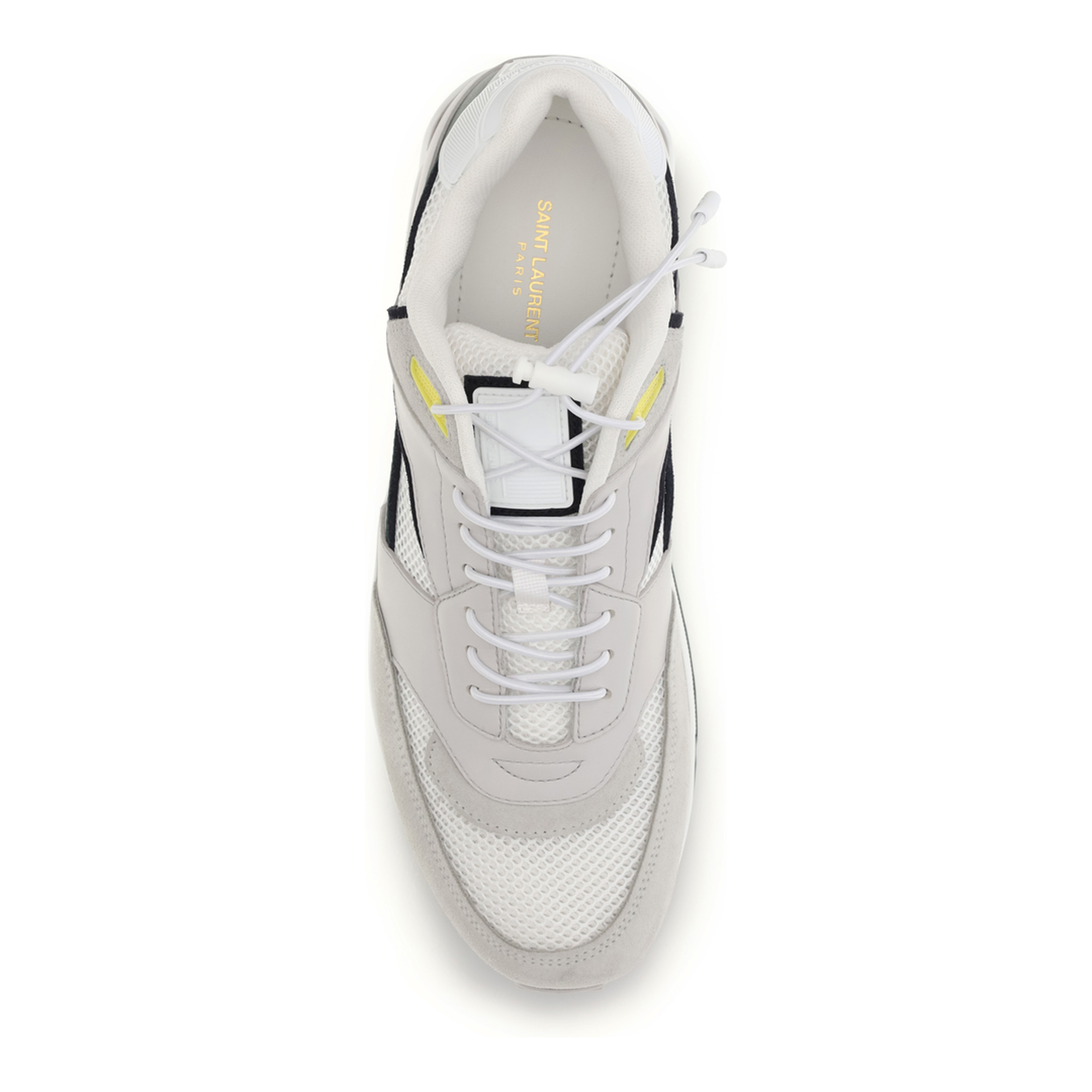 Smooth Leather and Suede Bump Sneakers - Image 4