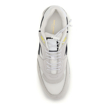 Smooth Leather and Suede Bump Sneakers - Image 4