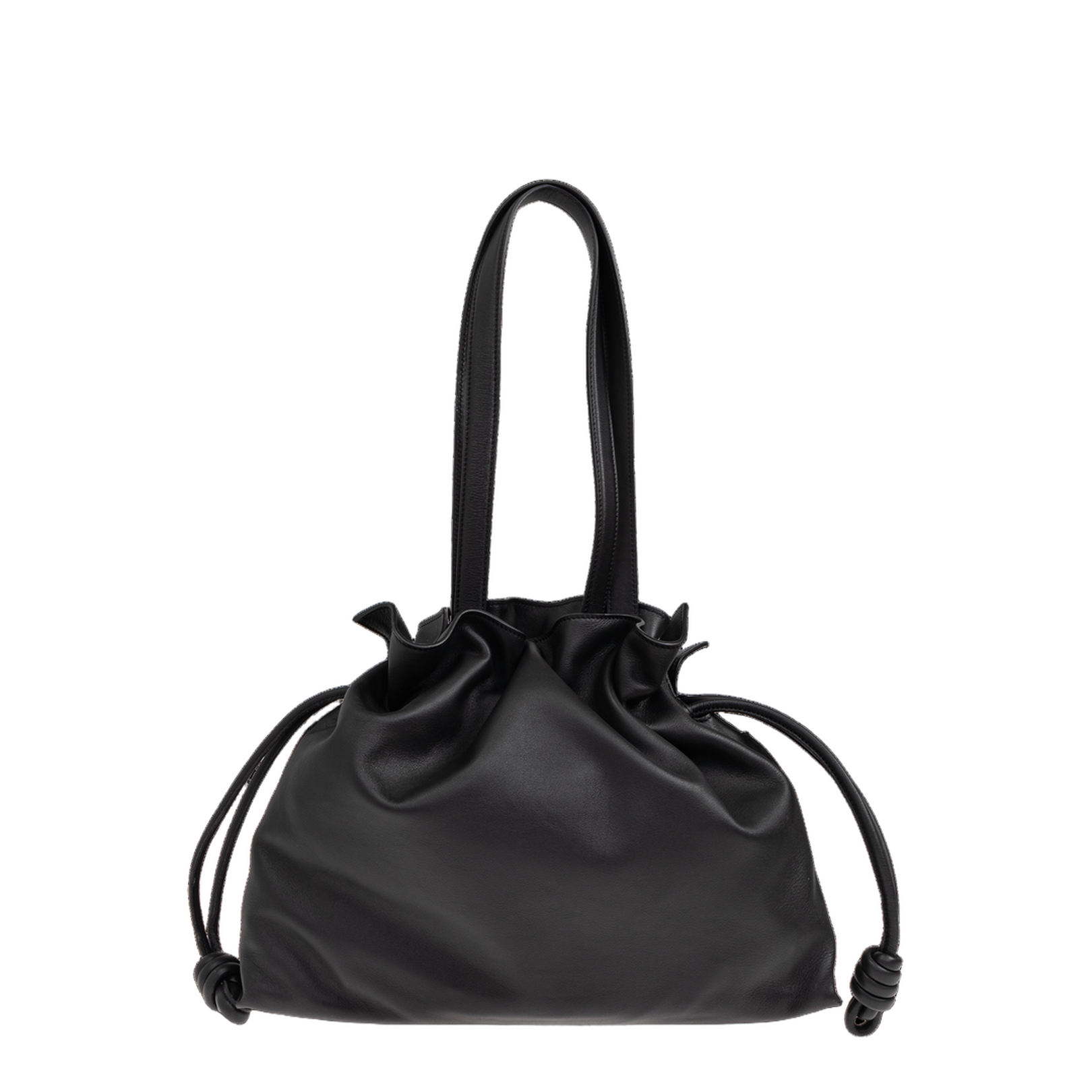 Flamenco Clutch Large Leather Black - Image 3