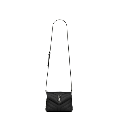 Loulou Mini Lambskin Crossbody Bags - Black - Image 1