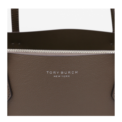 Perry Leather Tote - Wild Mushroom - Image 6