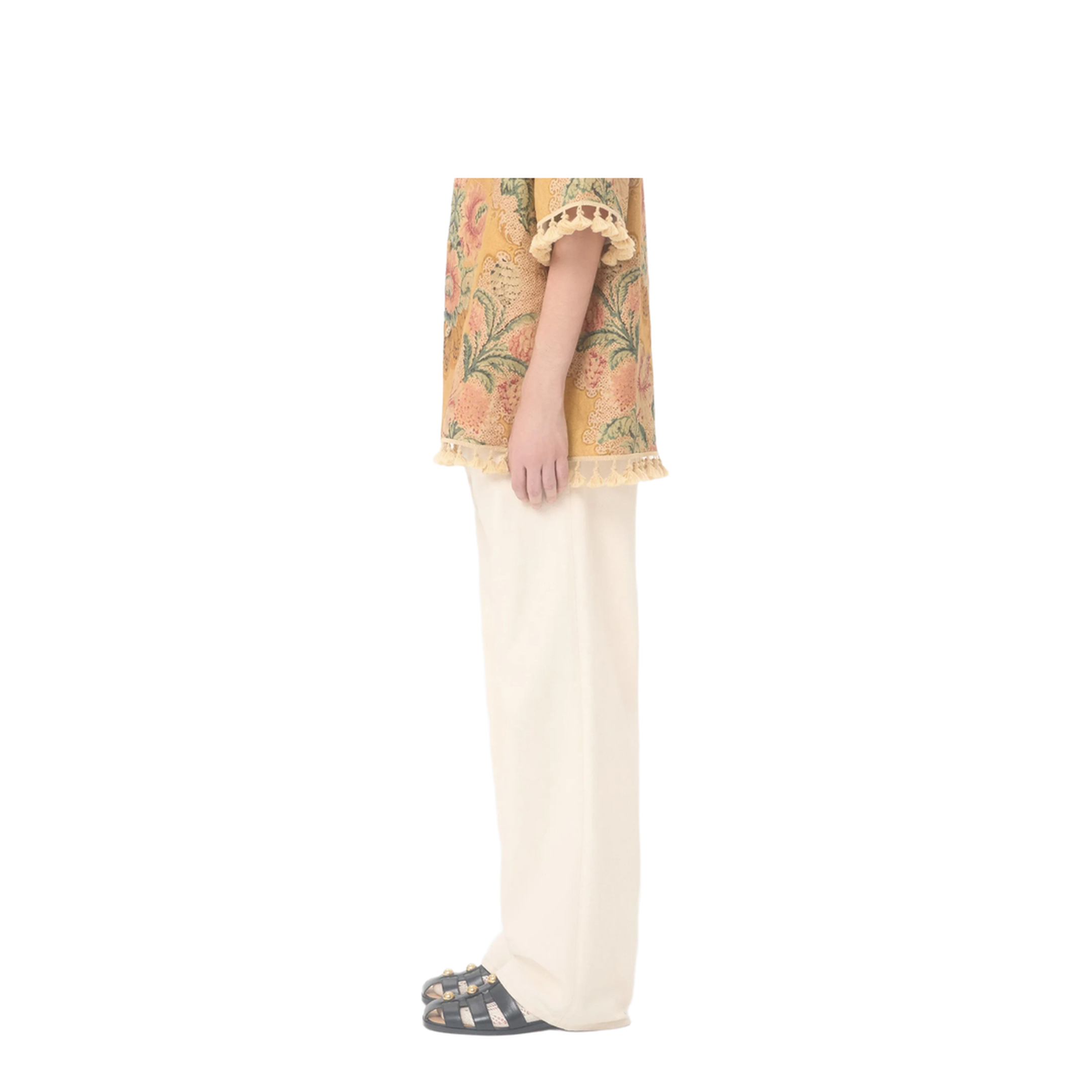 Loose Fit Denim Trousers - Image 5
