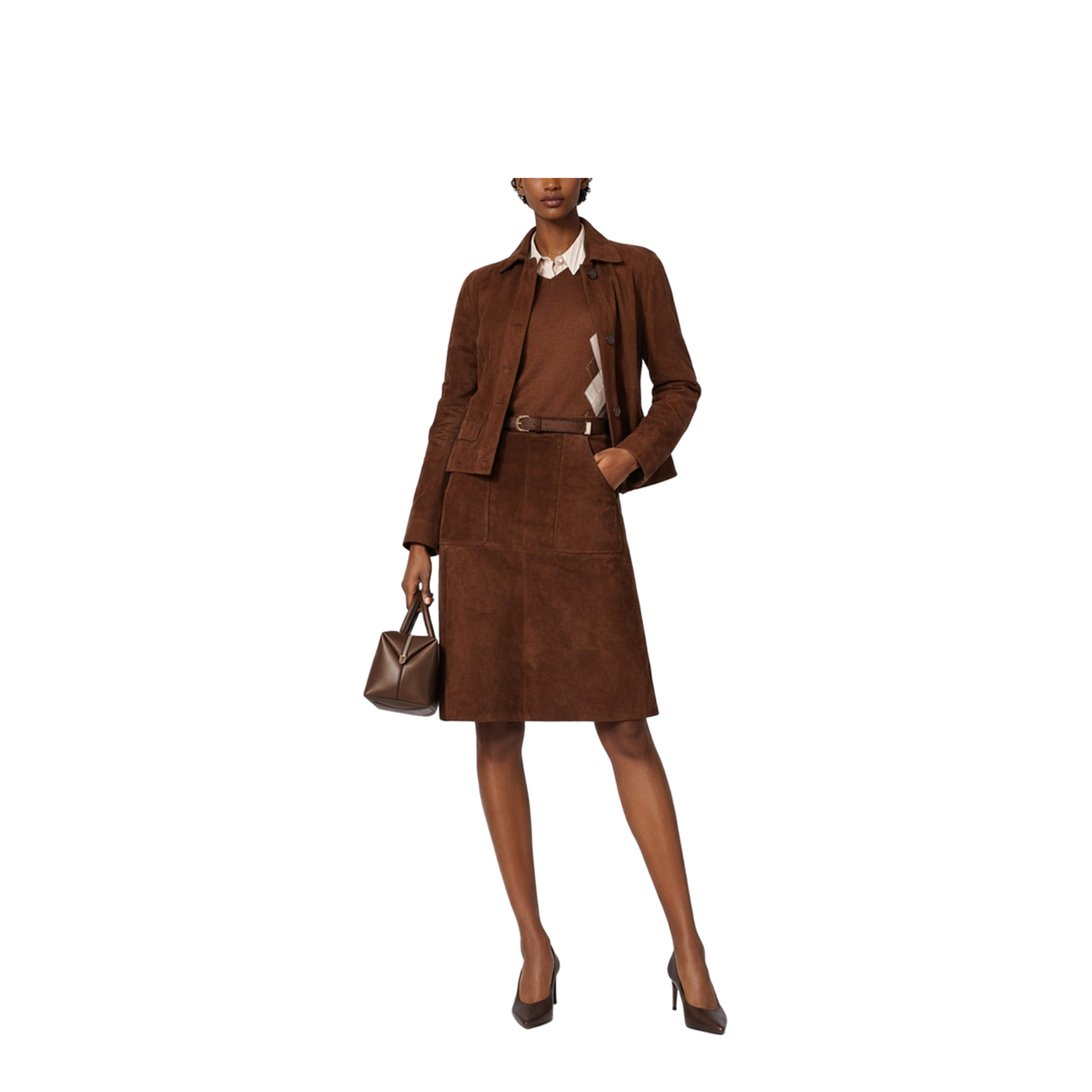 Suede Boxy Jacket - Image 2