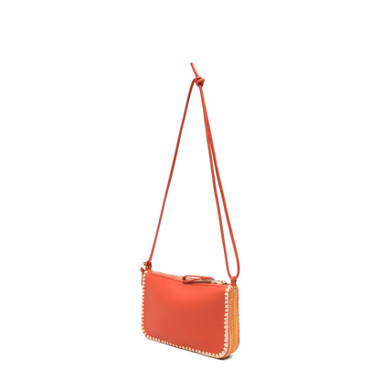 Rio Calfskin Pouch - Deep Saffron - Image 5