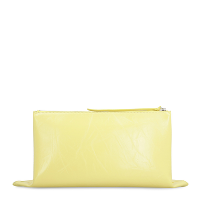 Impero Midi Leather Clutch Bag - Image 3