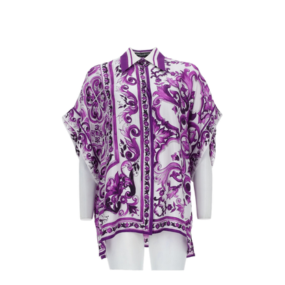 Maiolica Print Twill Shirt - Image 1