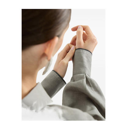 Grey Linen Shirt - Image 4