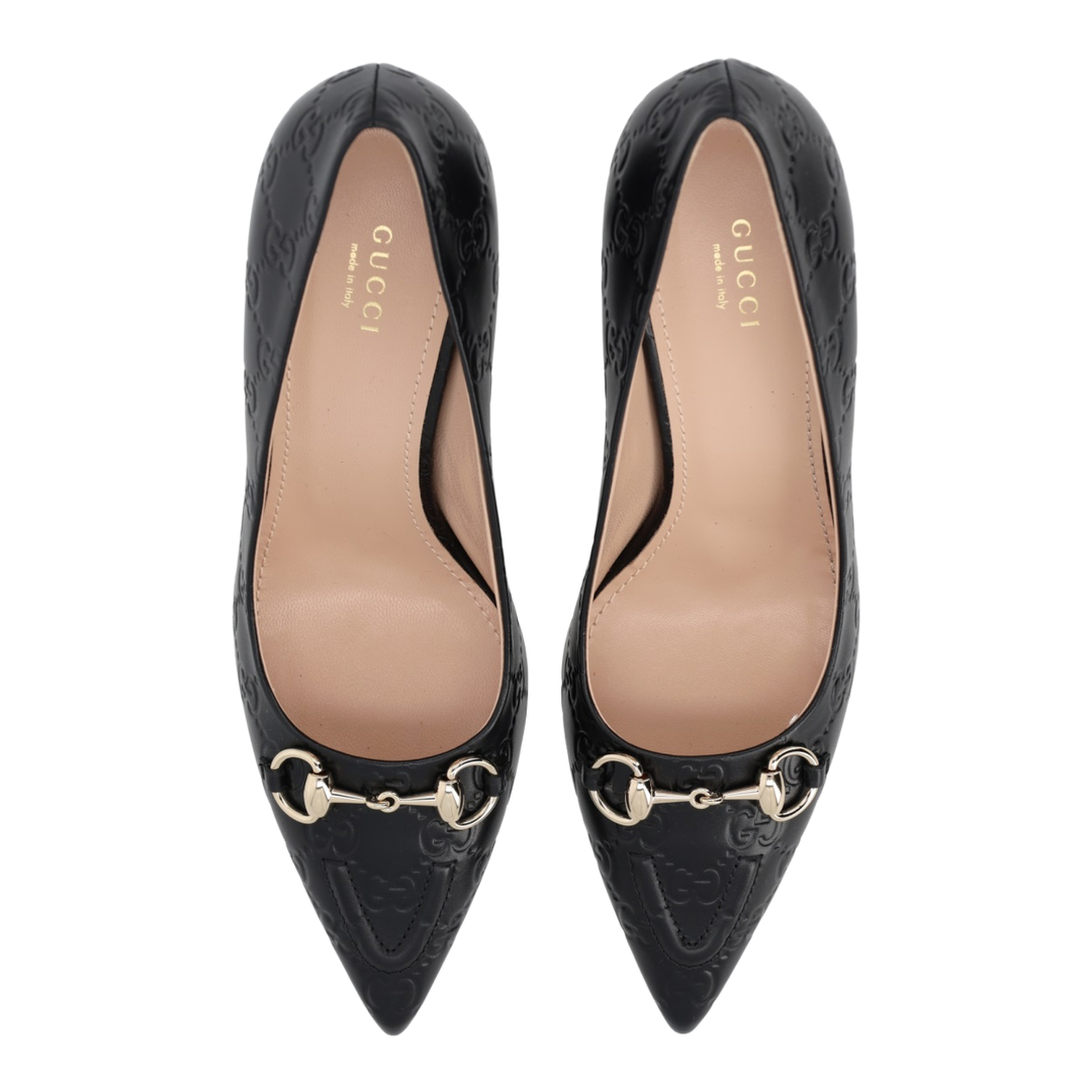 Black Leather Pumps with Horsebit - Image 5