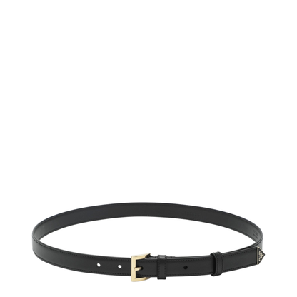 Black Belt with Appliqué - Image 1
