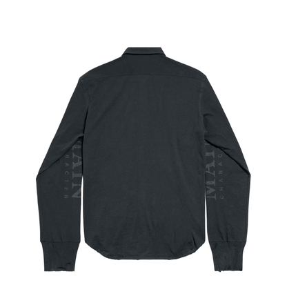 Main Character Artwork Long-Sleeved Jersey Polo Shirt - Image 2