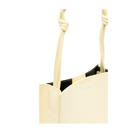 Tangle Small Calfskin Shoulder Bag - Eggshell - Image 4
