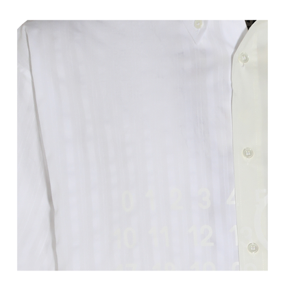 Two-tone cotton poplin shirt - Image 7