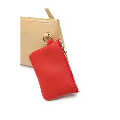 Medium Calfskin Crossbody - Beige/Natural - Image 4