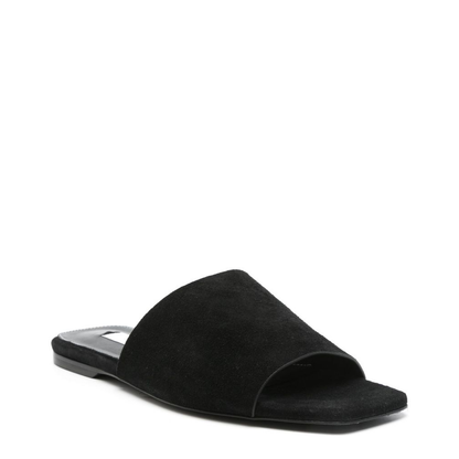 Flat Sandals - Black - Image 2