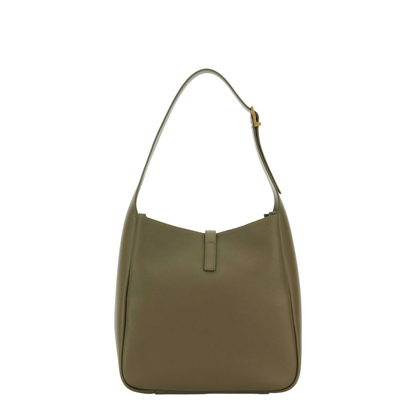 Le 5 à 7 Small Leather Shoulder Bags - Olive Green - Image 3