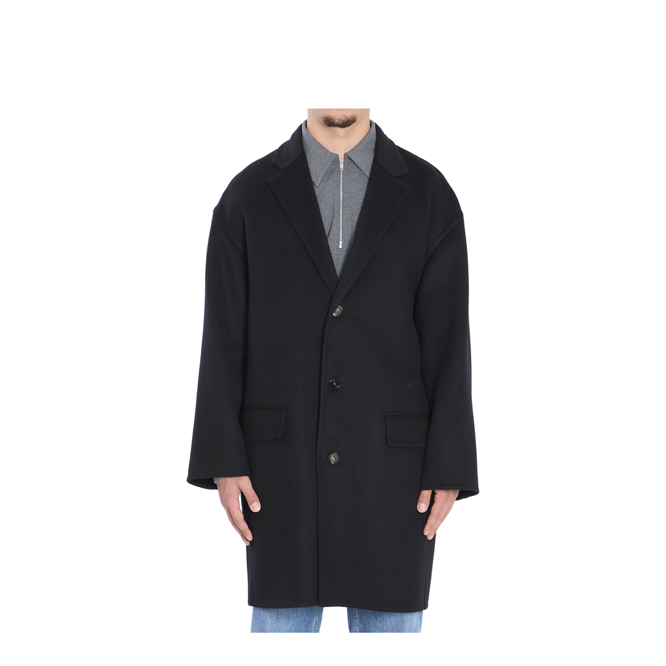 Midi Wool Coat - Image 1