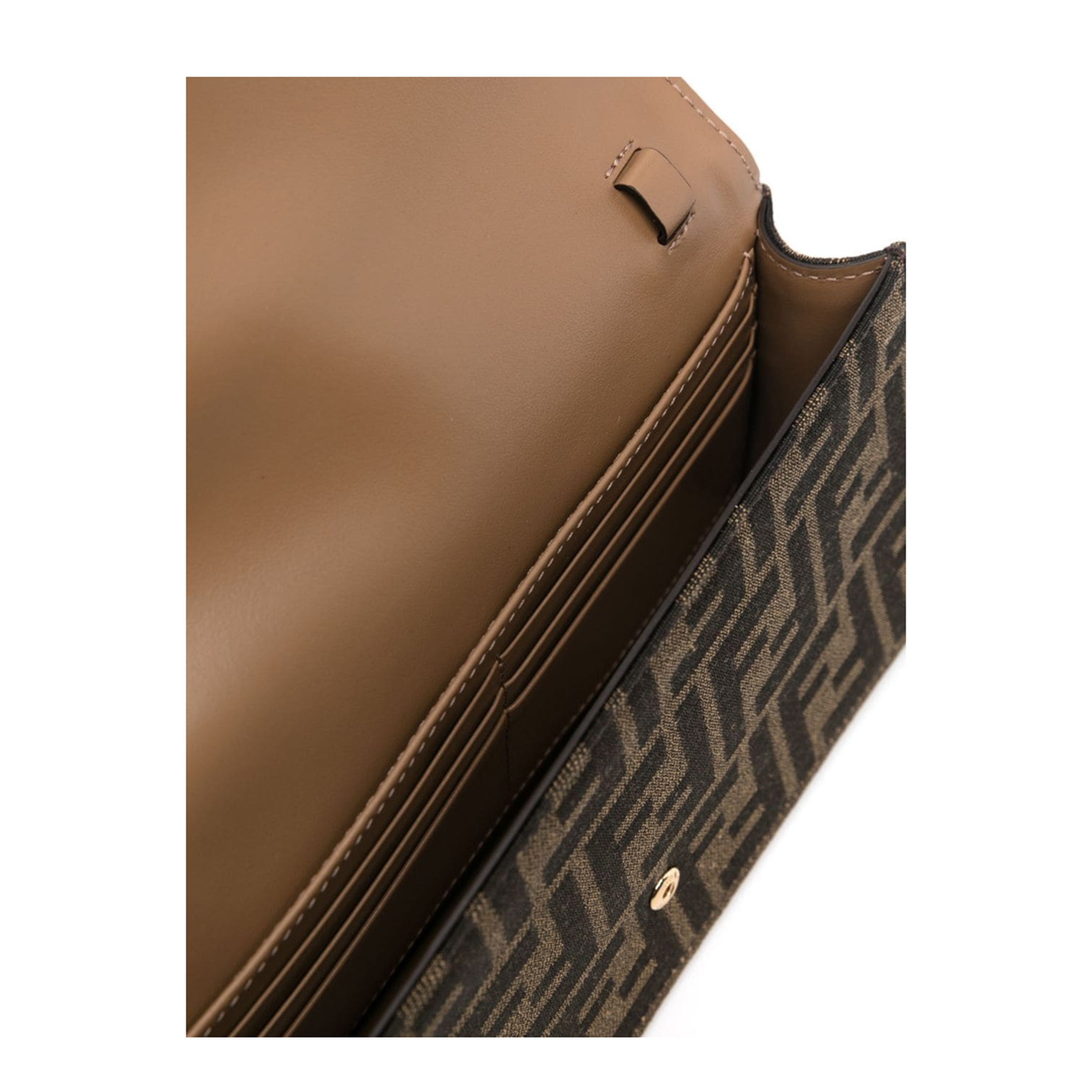 Baguette FF Jacquard Chain Wallet - Brown - Image 3