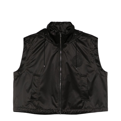 Cropped Gilet with High Collar - Image 1