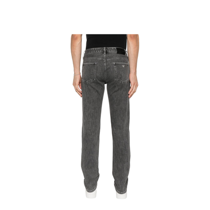 Slim-Fit Stone-Washed Stretch-Denim Jeans - Image 5