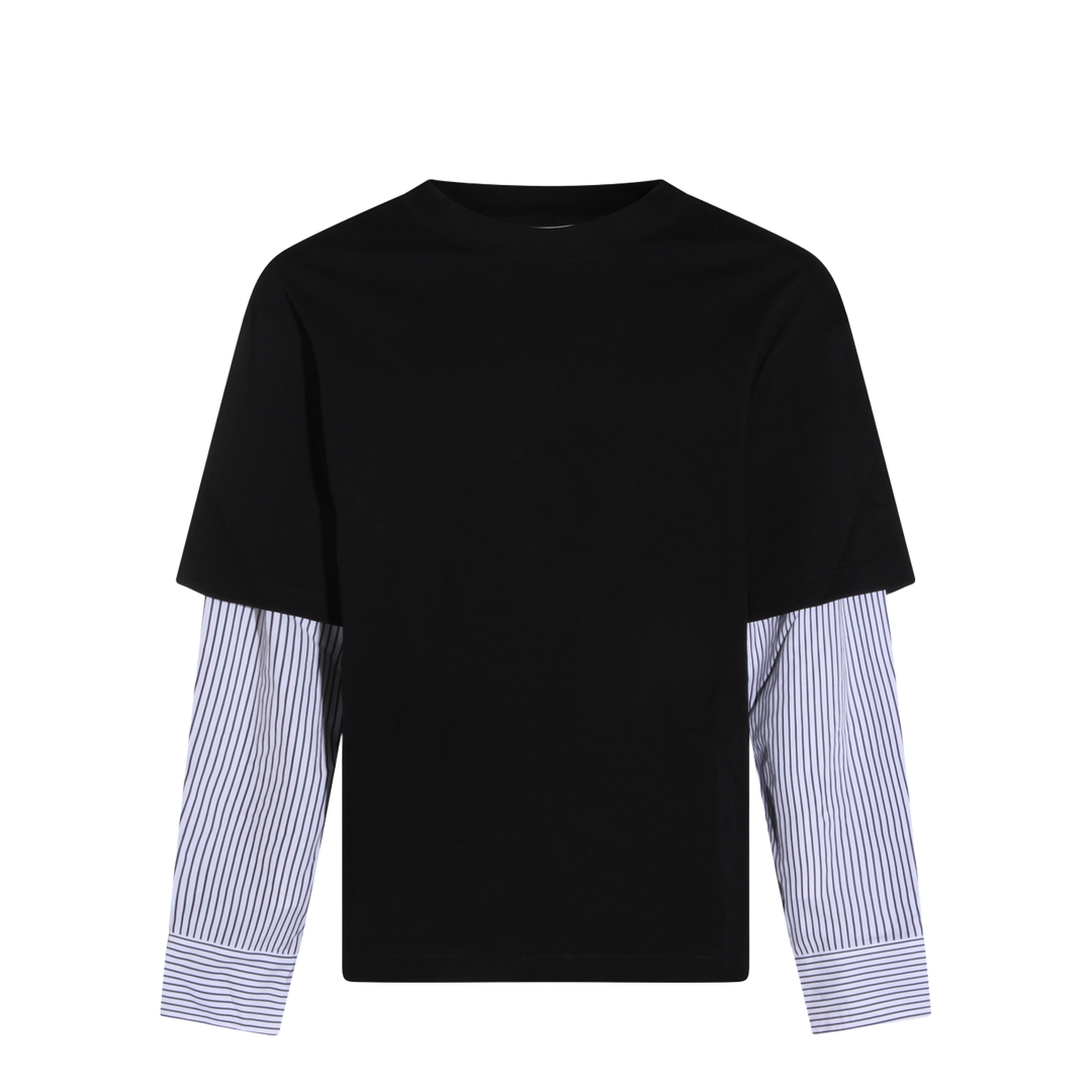 Long Sleeve Cotton Crew-Neck T-Shirt - Image 1