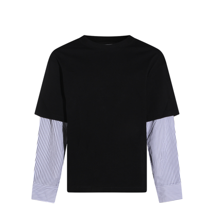 Long Sleeve Cotton Crew-Neck T-Shirt - Image 1